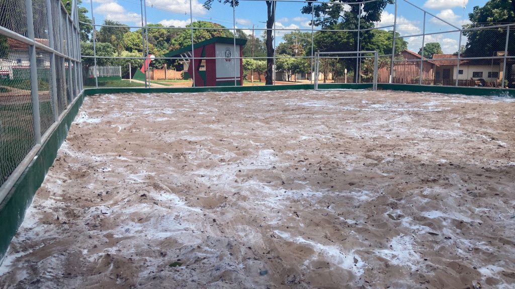 Bagaceira é atendido com melhorias na Praça do distrito de Nova América