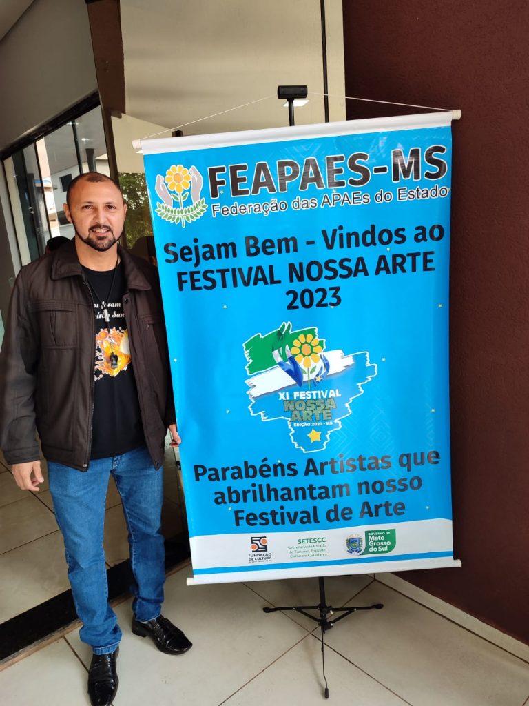 Vereador Nilsinho prestigia Festival Regional Nossa Arte sediada pela APAE de Caarapó