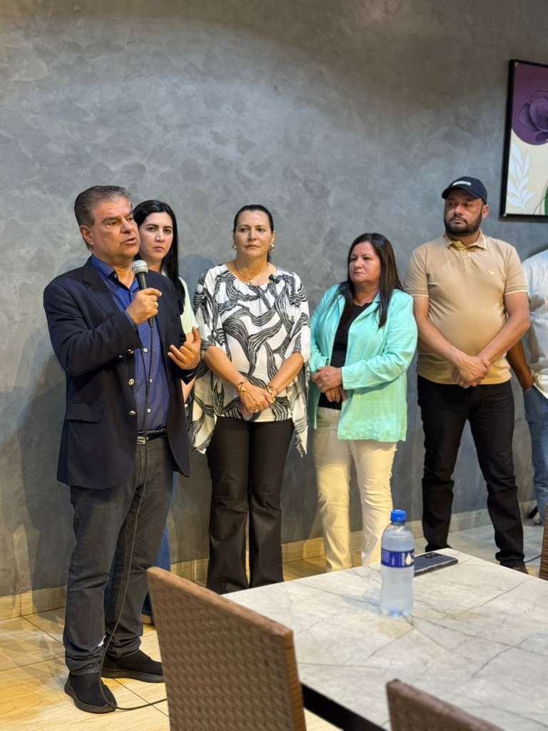 Nado Tozzi participa de encontro com o Senador Nelsinho Trad e o Deputado Zé Teixeira em Caarapó