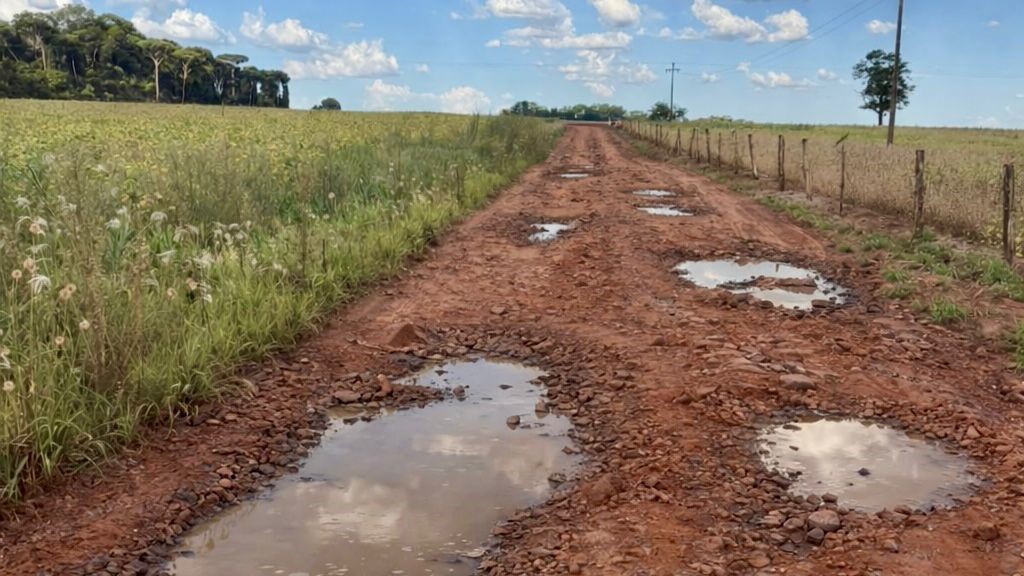 Léo Mecânico cobra execução imediata de patrolamento para garantir escoamento da safra