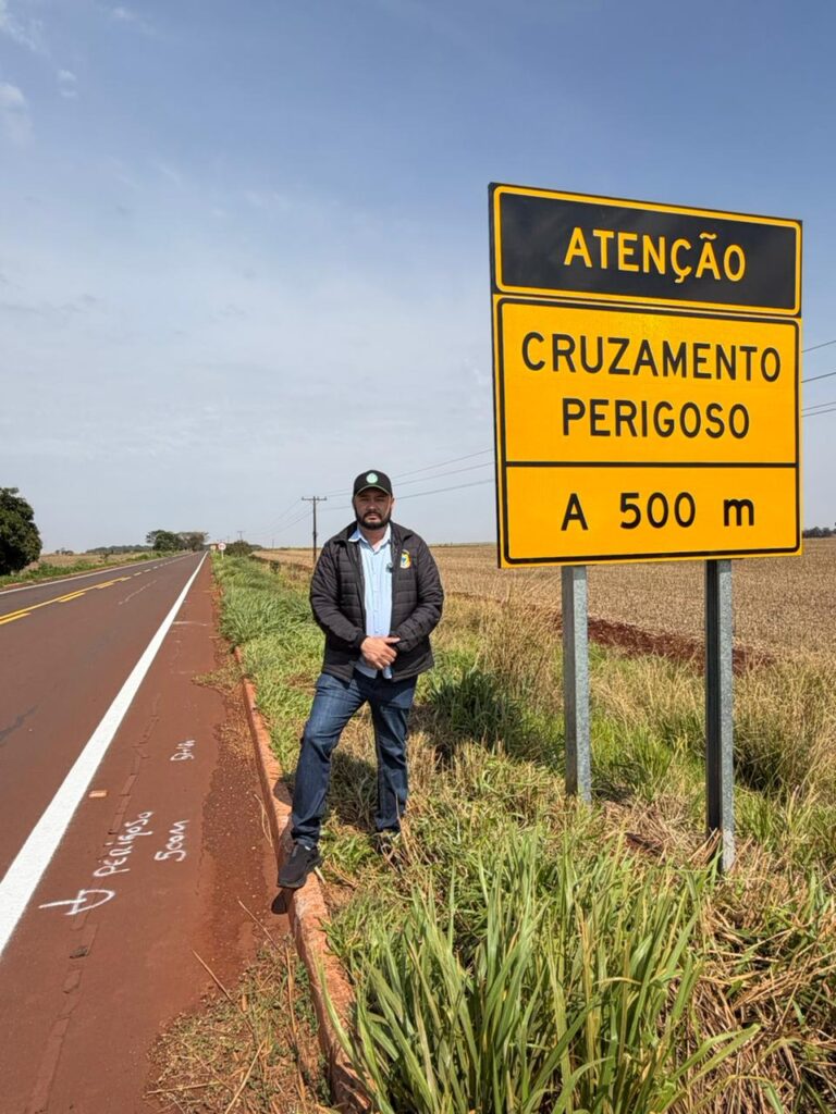 Nado Tozzi fiscaliza cruzamento entre as MS-278 e MS-378 e conquista melhorias na segurança do trecho