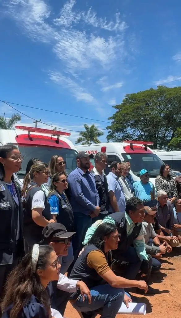 Nado Tozzi participa da entrega de novas ambulâncias que vão reforçar a saúde indígena